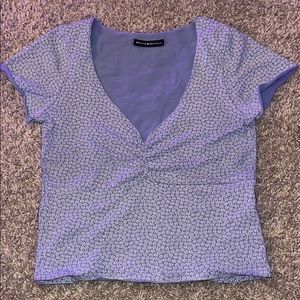 Brandy Melville Flower Crop Top